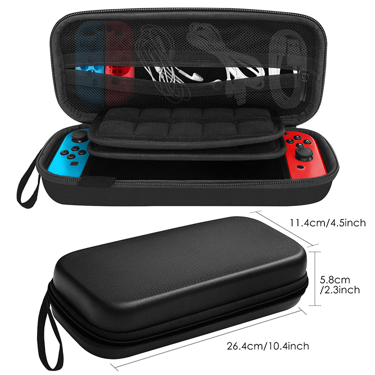 Oem Portable Shockproof Protective Hard Video Game Player Custom Hard Eva Case For Nintendo Switch